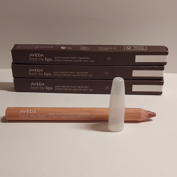 AVEDA *Feed My Lips Pure Nourish-Mint Colorless Lip Primer*/ 0.1 oz / New in box - Picture 2 of 6